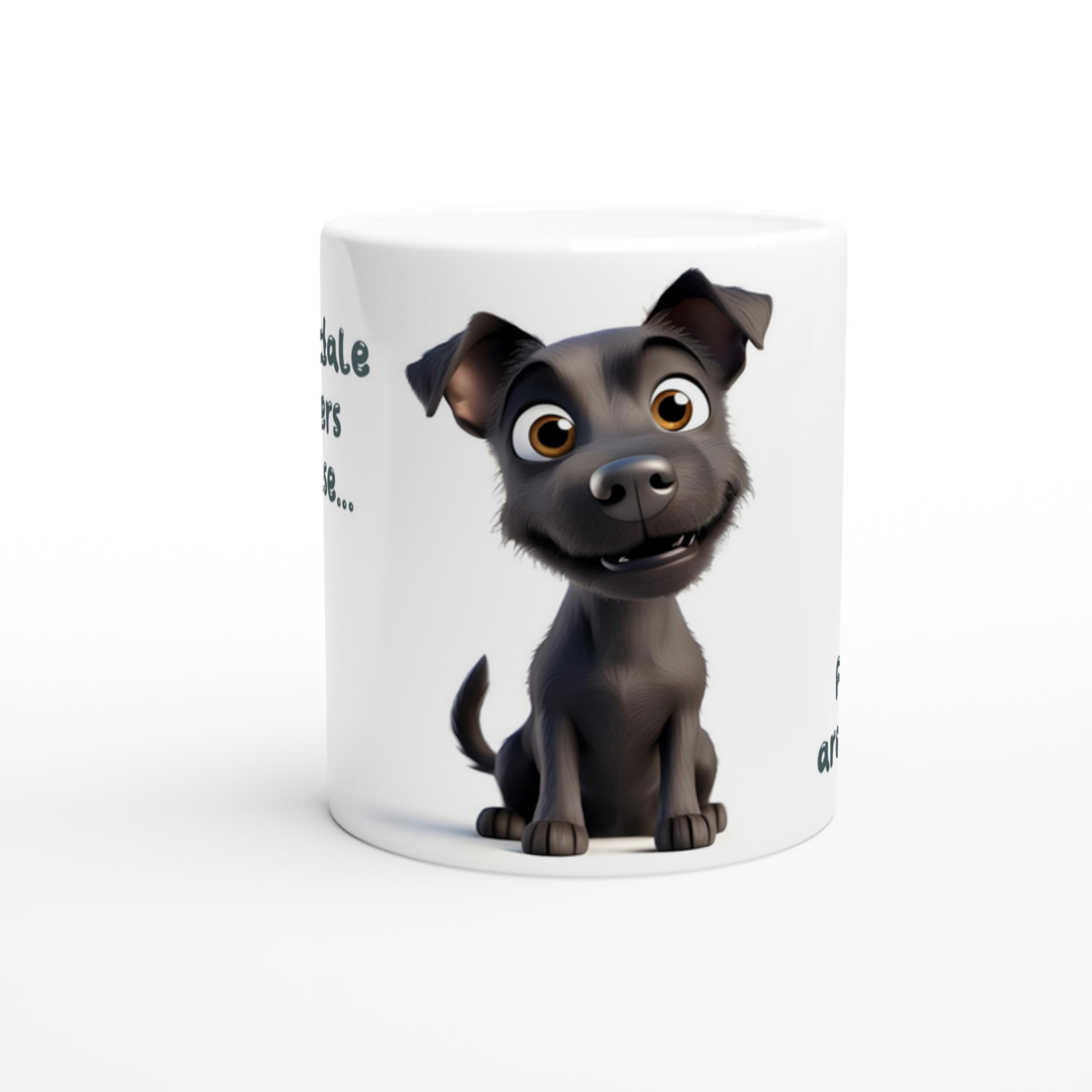 Patterdale Terrier Funny Dog Gift Ceramic Mug/Coffee Cup