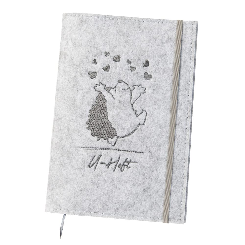 Custodia In Feltro Per Libretto Sanitario - Chiusura A Bottone, Motivo Orso, 2 In 1 Per Documenti E Vaccini - Foto 8