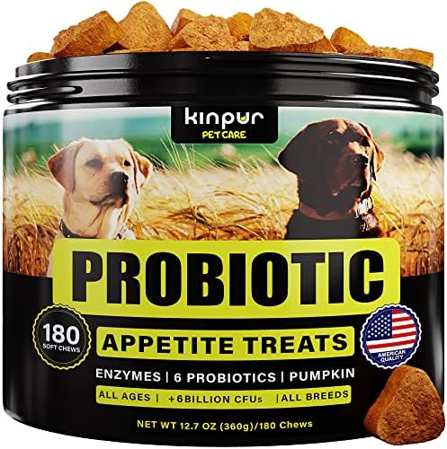 Probiotics for Dogs – Support Gut Health, Itchy Skin, Allergies, Yeast Balance, Immunity – Dog Probiotics and Digestive Enzymes for Small, Medium and Large Dogs – 180 Probiotic Chews for Dogs, Duck