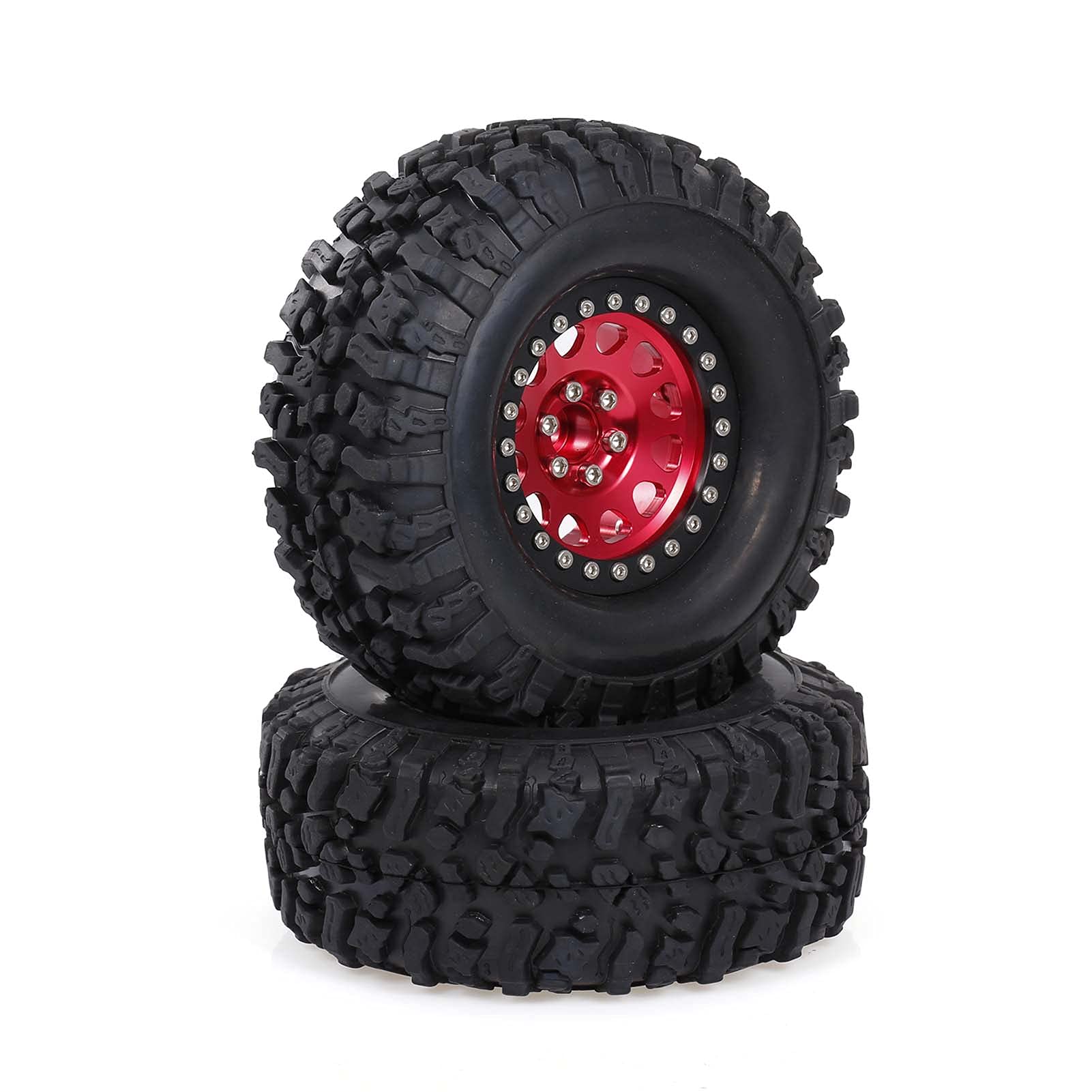 Pneus en alliage de caoutchouc 5.6 cm avec jantes Beadlock Traxxas SCX10