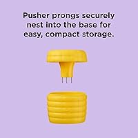 Vista 3 de Chef’n Cob Plus pelador y destripador de maíz para mazorca de maíz, con empujador de seguridad incorporado