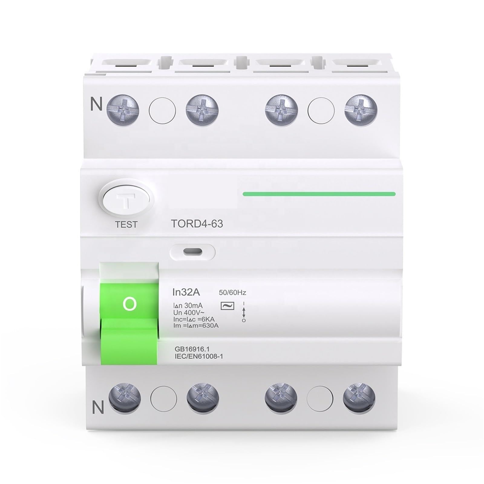 300mA 32a 63A Type A B Residual Current Device 4poles RCCB Electromagnetic Circuit Breaker Relay 400a ELCB(300mA)