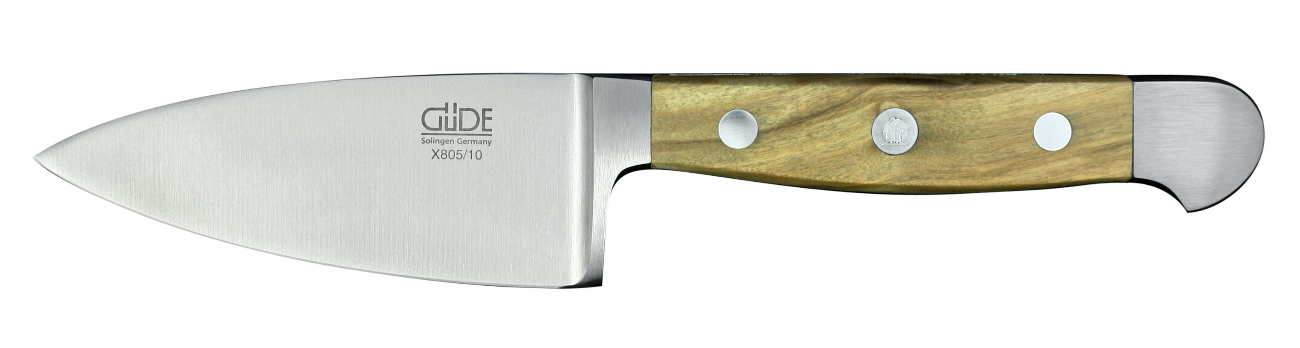 Güde Alpha Olive Hartkäsemesser Klingenlänge 10 cm x805-10, Messer - Solingen - Deutsche Qualität, robust - scharf - geschmiedet - hochwertig
