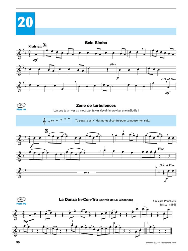 Écouter, lire & jouer 1 Saxophone Ténor. Comprend Enregistrement(s) en ligne