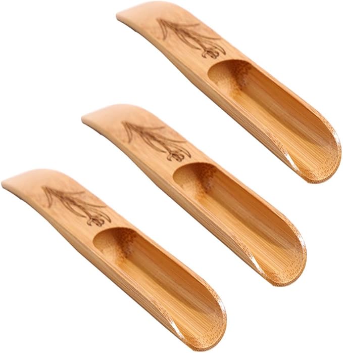 Haidong Bamboo Tea Spoon Scoop Set Of Three