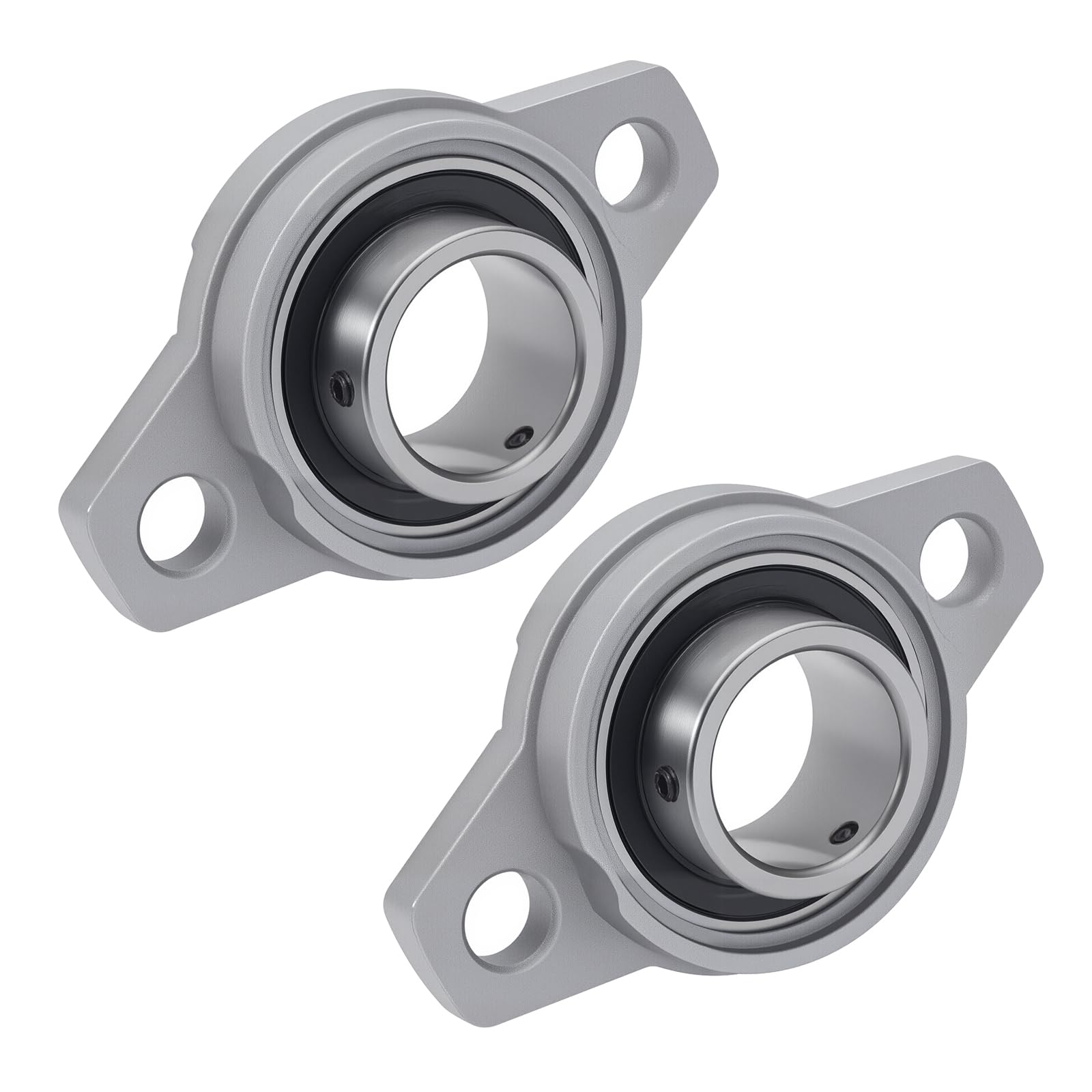 2Pcs Cuscinetto a Blocchetto di Cuscino Rhombic Flangia Cuscinetti Albero Foro Autoallineanti Orizzontale Cuscino Blocchetto Cuscinetti 30mm Diametro Interno