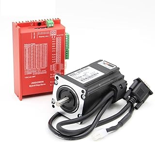 FAXIOAWA DC Worm Gear Motor 23 2.2N. m Closed Loop Stepper Motor Kits 2.0 Nm 285Oz-in Nema23 Stepper Motor And Drivers/Servo Motor Kits for DIY Mini Geared Motor