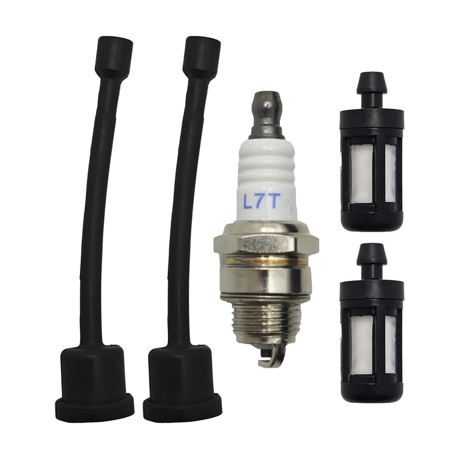 Kit de bujías de tubo flexible de filtro de combustible apto for Sthil 08 S10 TS350 TS360 repuesto de herramienta de jardín de motosierra
