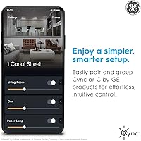 Vista 3 de Cync Indoor Smart Plug, WiFi Outlet Socket, Voice Control Outlet, Matter Compatible, Compatible with Alexa and Google Home (3 Pack)