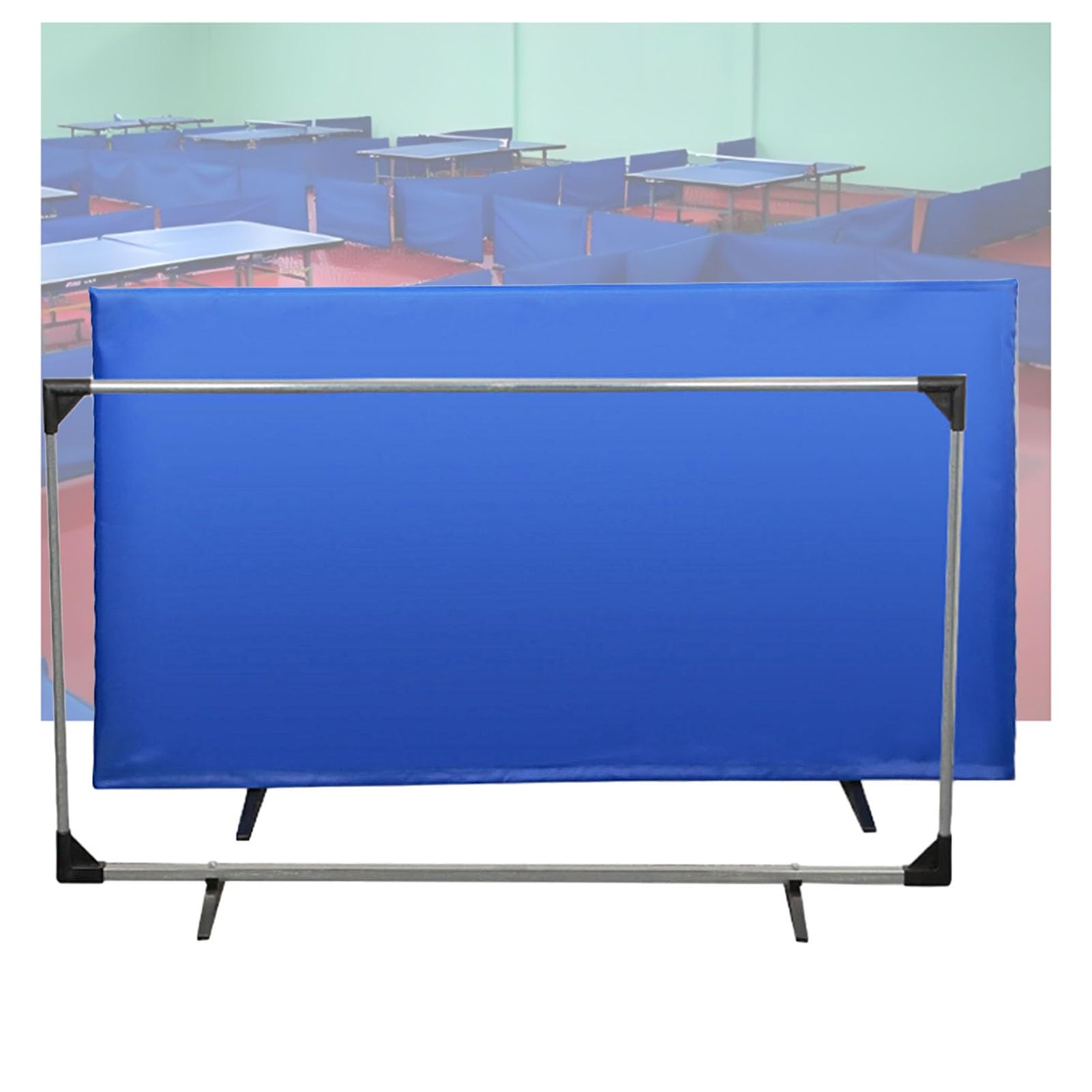 Barriera per Ping Pong, barriera Portatile per Campo da Ping Pong, Telaio Resistente in Acciaio Inossidabile, Ideale per Uso Interno ed Esterno, migliora Il Gioco e Il Controllo della Palla.