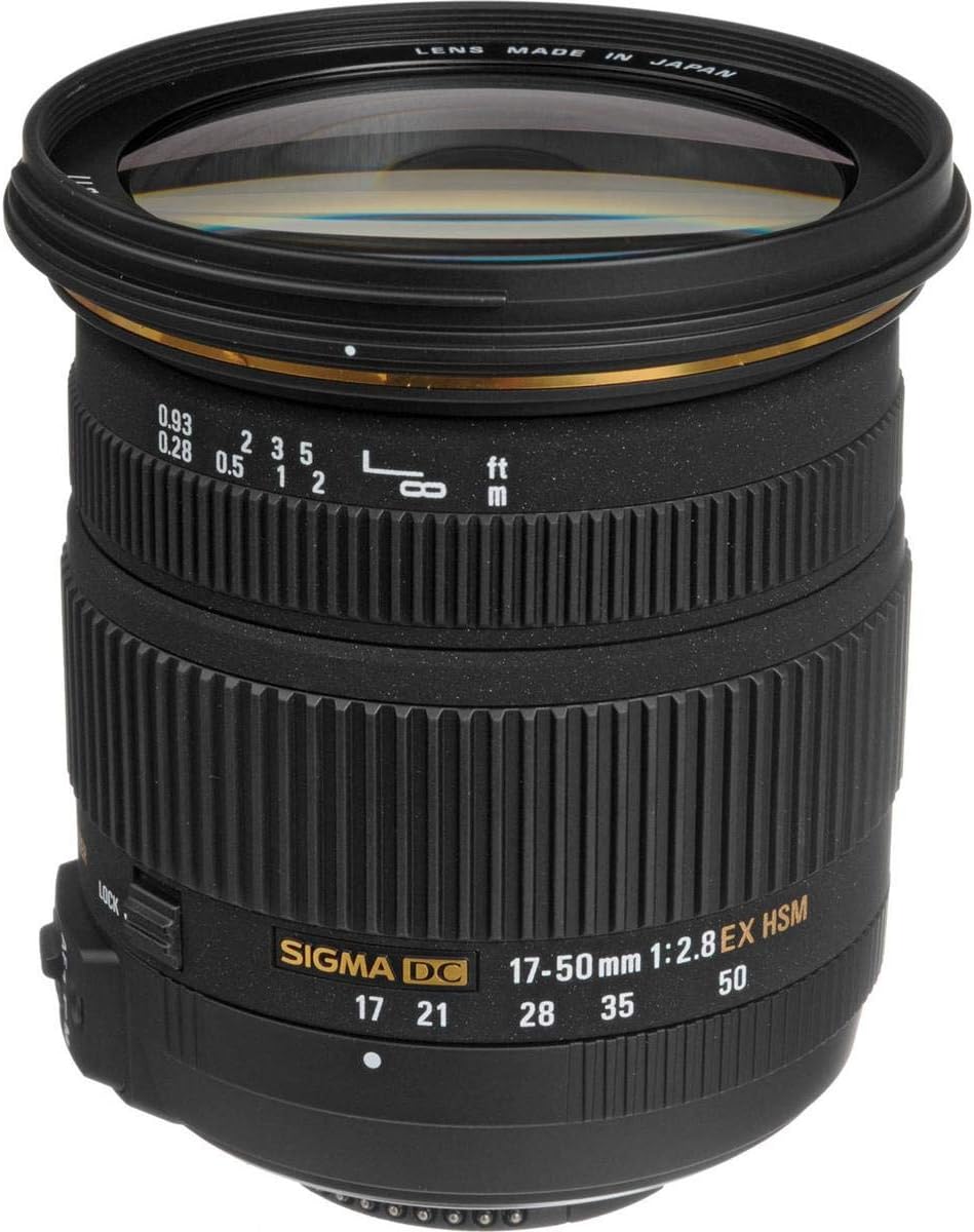 Sigma 583306 17-50mm f2.8 EX DC HSM Optical Stabilised lens for Nikon Digital SLR Cameras with APS-C Sensors