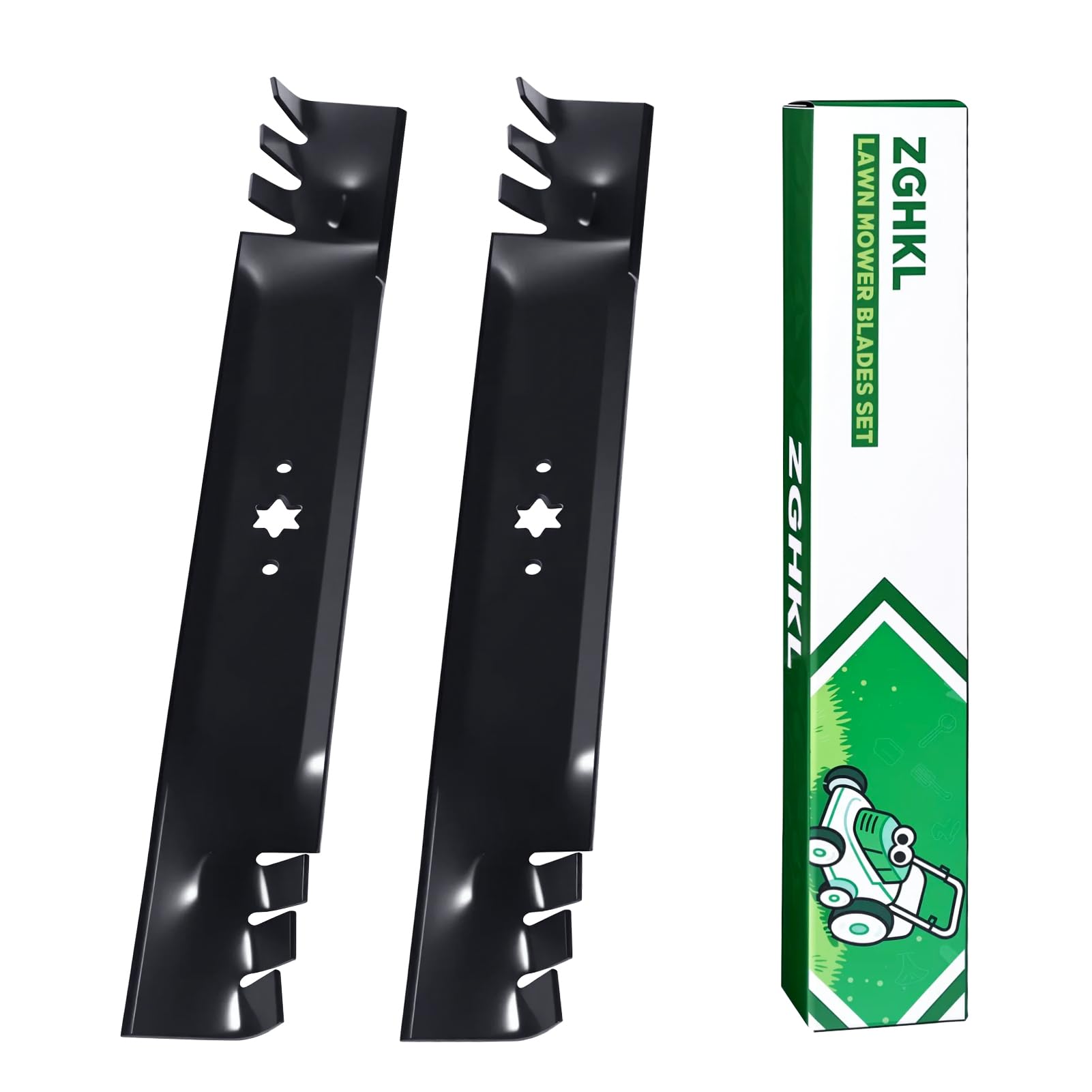942-04290-X 742-04290-X Cuchillas para cortacésped Gator Cuchillas para Mulching 46 Pulgadas (116,84 cm) Repuesto para Plataforma 2Piezas