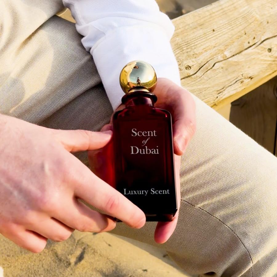LUXURY SCENT Scent of Dubai Extrait De Perfume 80ML Oriental Unisex Oud Perfume Long Lasting Fragrance with Rose, Saffron, & Amber Arabian Scent for Men & Women Perfect for Special Occasions - Image 5