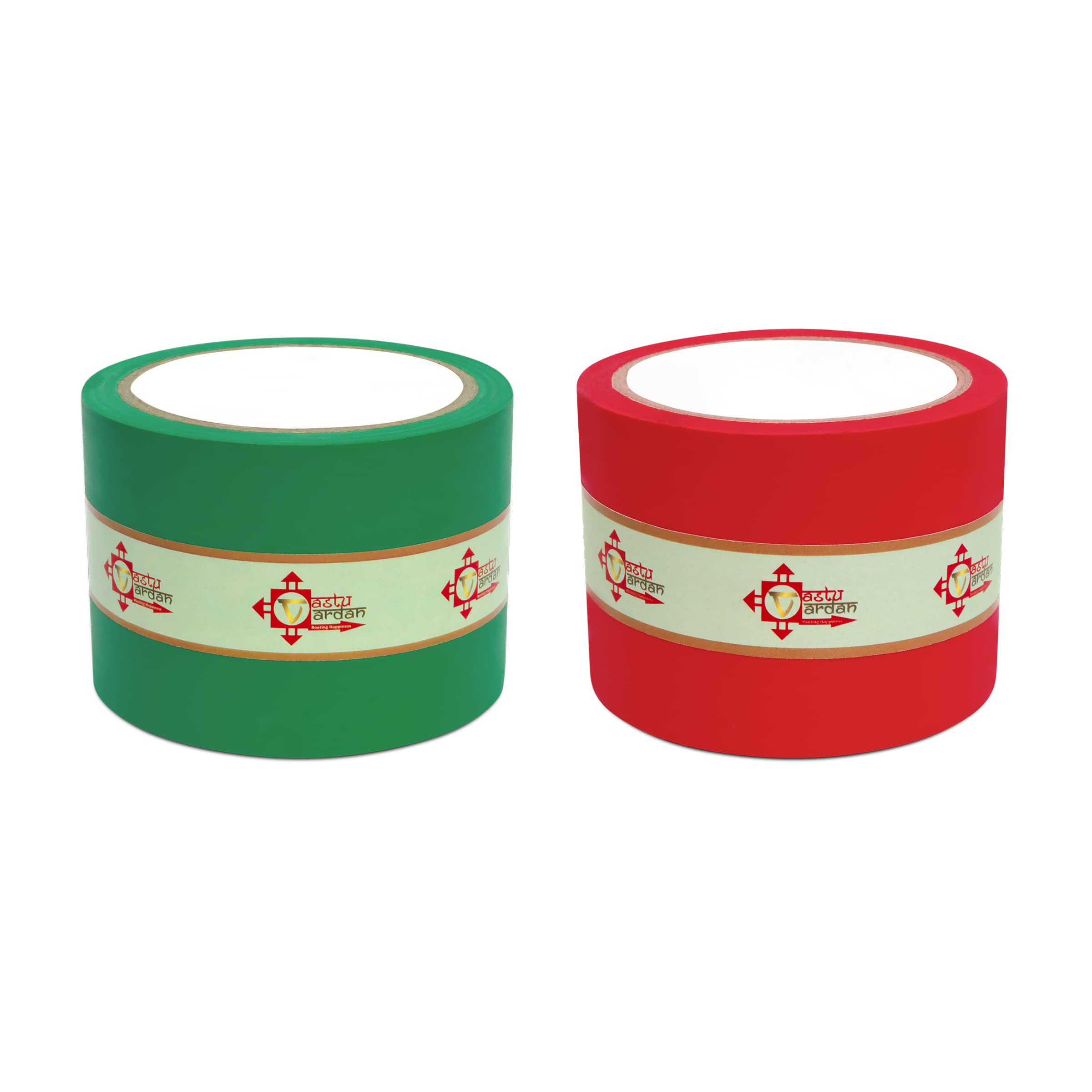 Vastu Vardan Red and Green Tape | 3 Inch (72mm) Approx | Lenth- 20 Meter Approx | Pack of 2 | Vastu Tape Remedy | Toilet Correction | Tape Remedy | Vastu Tape | (B0B8J94YQF) Amazon Price History, Amazon Price Tracker