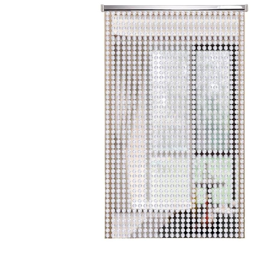 クリスタルガラスビーズカーテン 透明長180cm クリスタルガラス