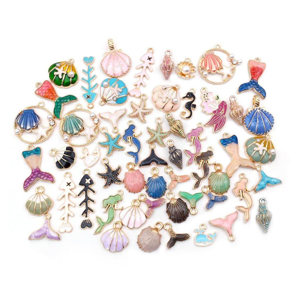 LUTAKU 55 Pcs Boho Summer Beach Charm Pendants - Image 2