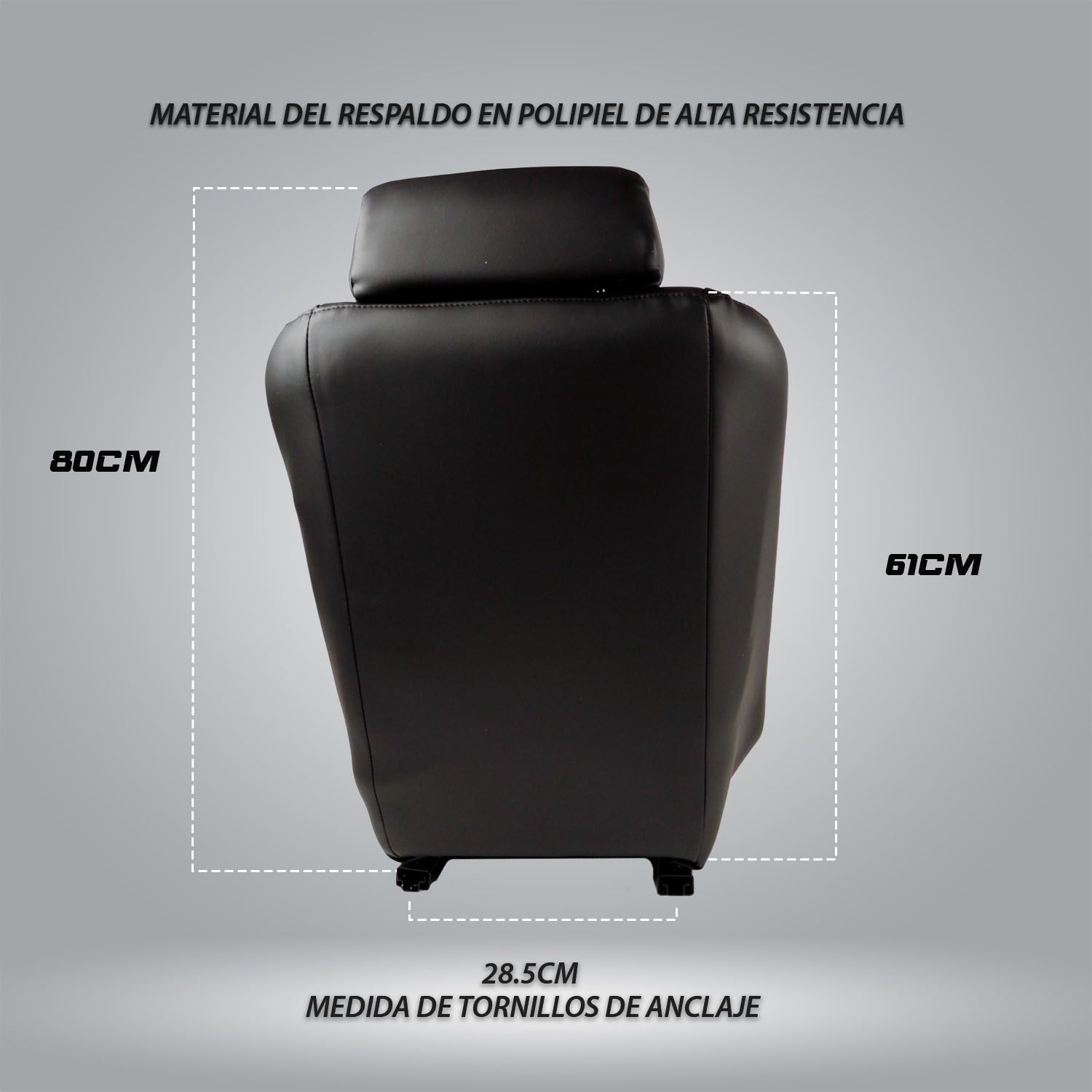 M MODAUTO Asiento Deportivo para Coches,Baquet Deportivo de Cuero,Adaptable para Coches,Modelo