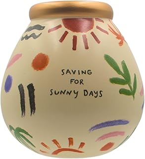 Pot Of Dreams Ceramic Money Pot Smash Money Box Savings Jar - Saving for...
