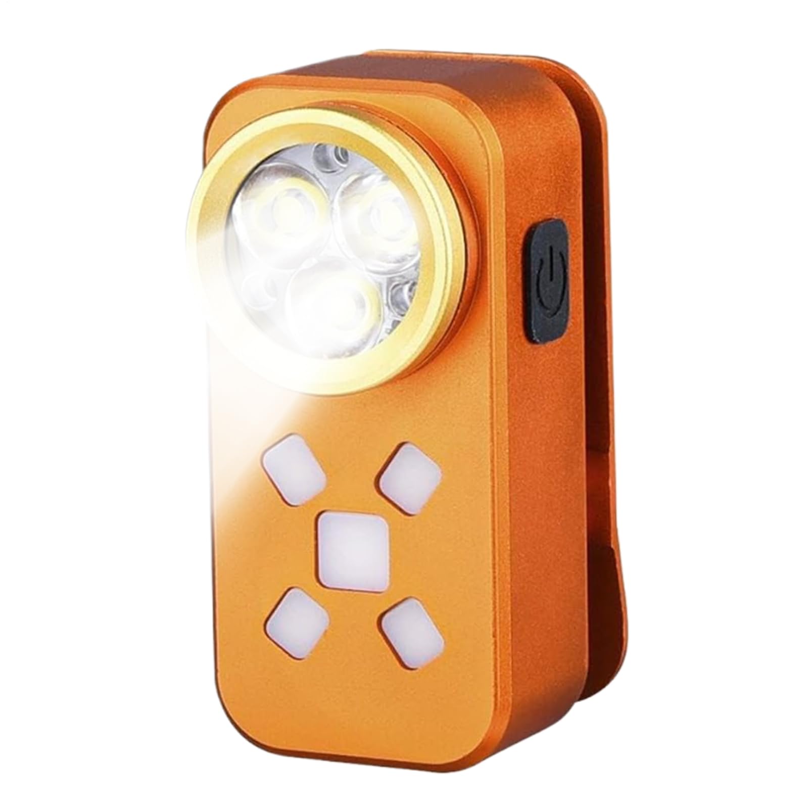 Torcia Tascabile Lanterna Da Esterno Ricaricabile 200-800 Lumen Con Clip