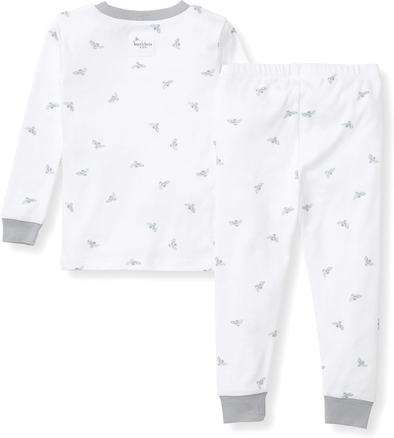 Burt's Bees Baby Boys' 2-Piece Long Sleeve Tee and Pants Organic Cotton Pajama Set - Image 2