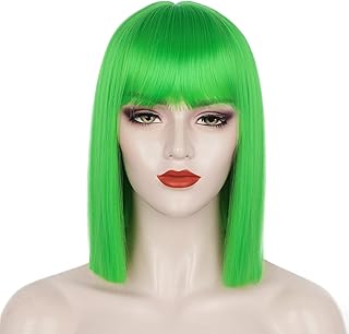 bright colored bob wigs