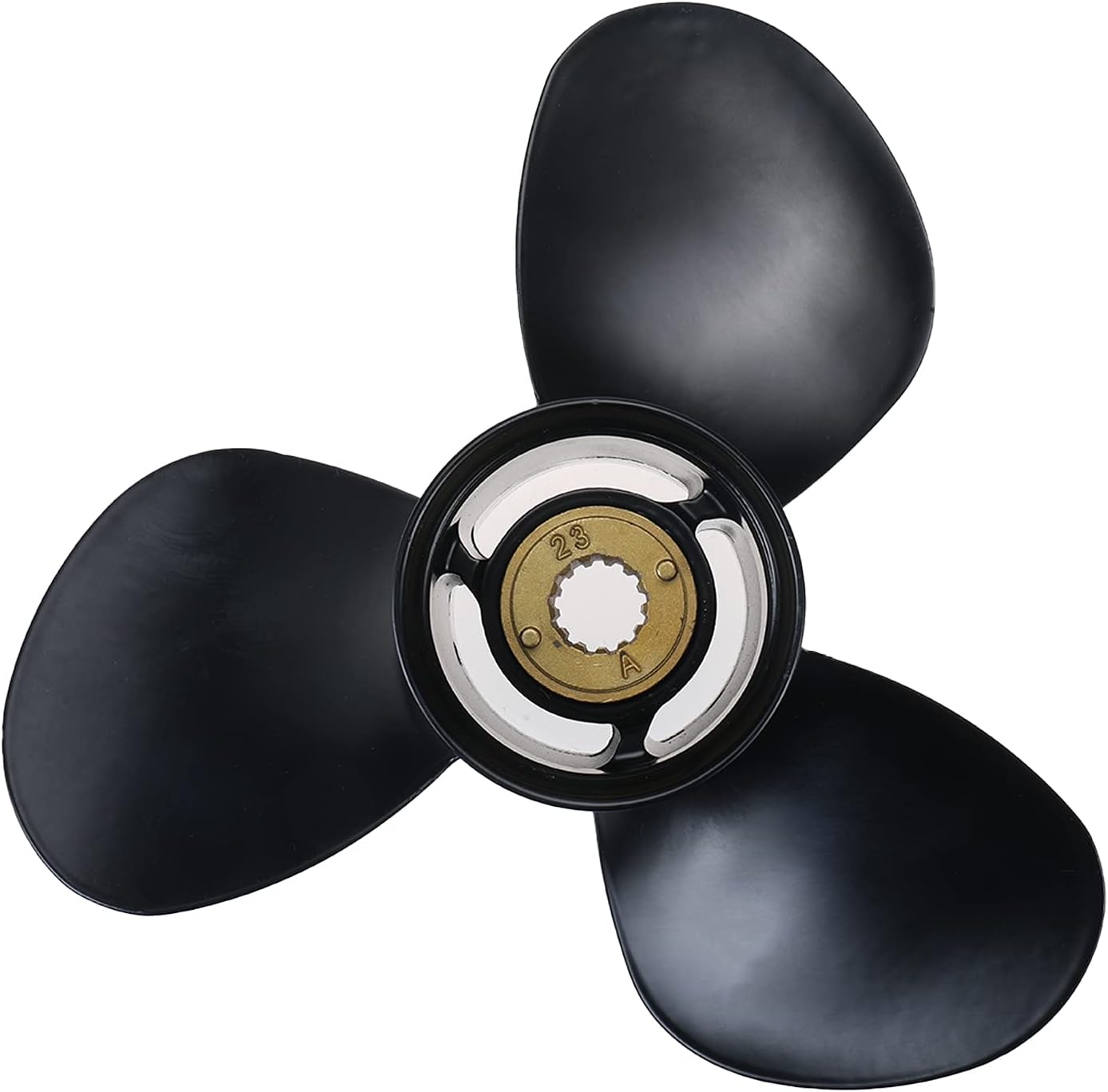 Yaegoo Aluminum Boat Outboard Propeller for Mercury Engine 25-70HP, 13 Spline Tooth : Sports & Outdoors