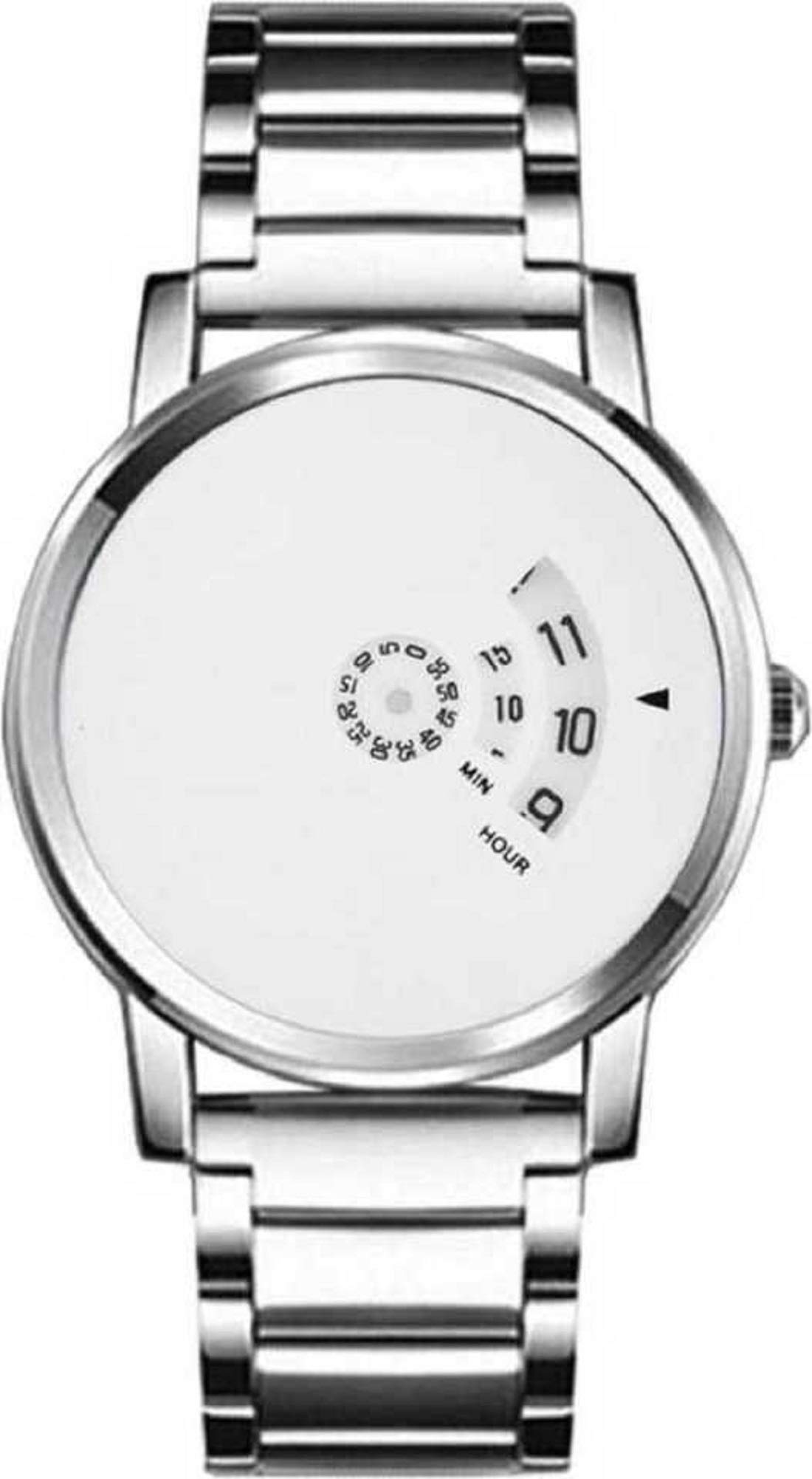Zeydan Numerical Rim Steel Chain Watch for Boys and Men (B07R1S16SK) Amazon Price History, Amazon Price Tracker
