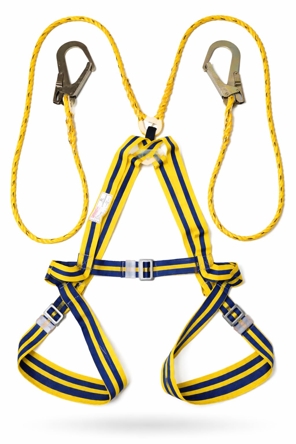 Safety Belt Harness Adjustable Full Body Double Rope With 2 Scaffolding Hook
