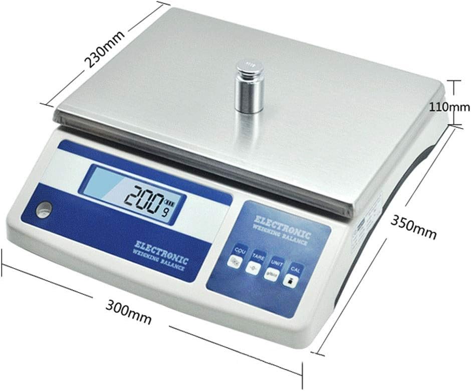 Electronic Precision Balance High Scale Digital Accurate Lab Laboratory Industrial Weighing&Counting Scientific Jewelry Kitchen Scales (16Kg/0.1g) (28kg/0.1g)