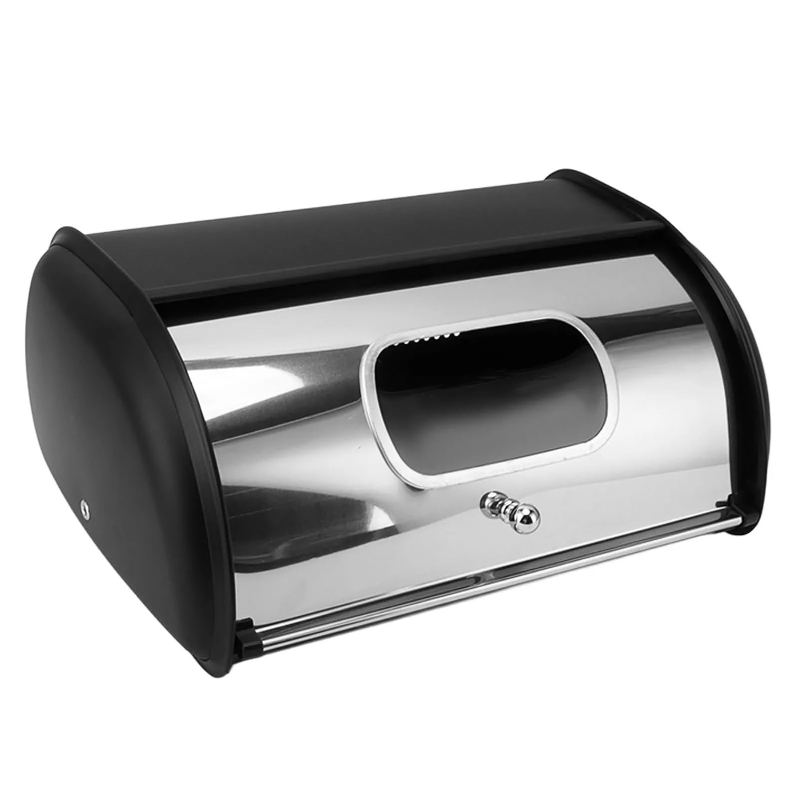 LSNNMU Bread Bin Box Holder Storage Container With Small Window For Kitchen Countertop For Organisation