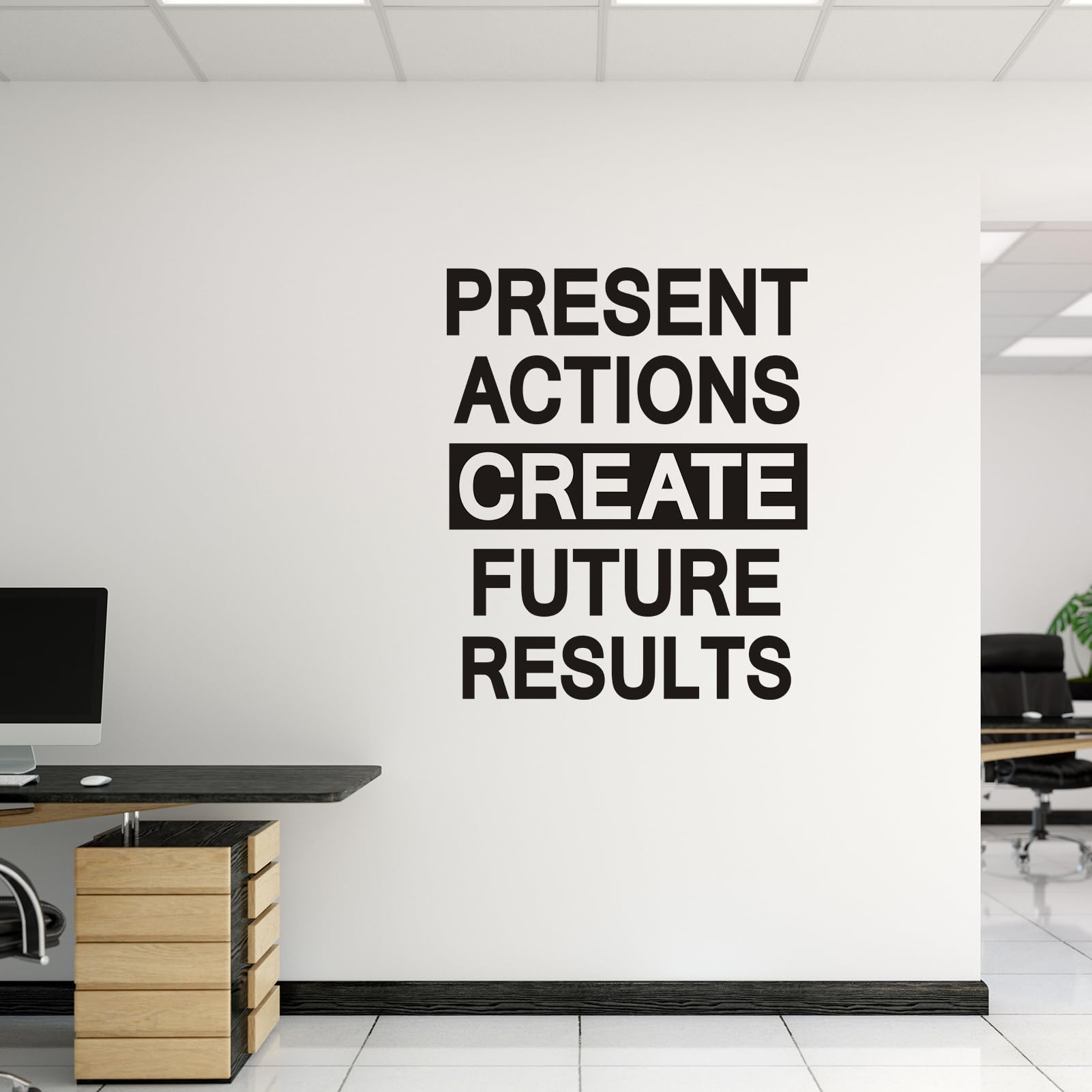 Inspirational Quotes Wall Stickers for Gym: Office Motivational Positive Vinyl Art Wall Decals for Classroom School Bedroom Living Room
