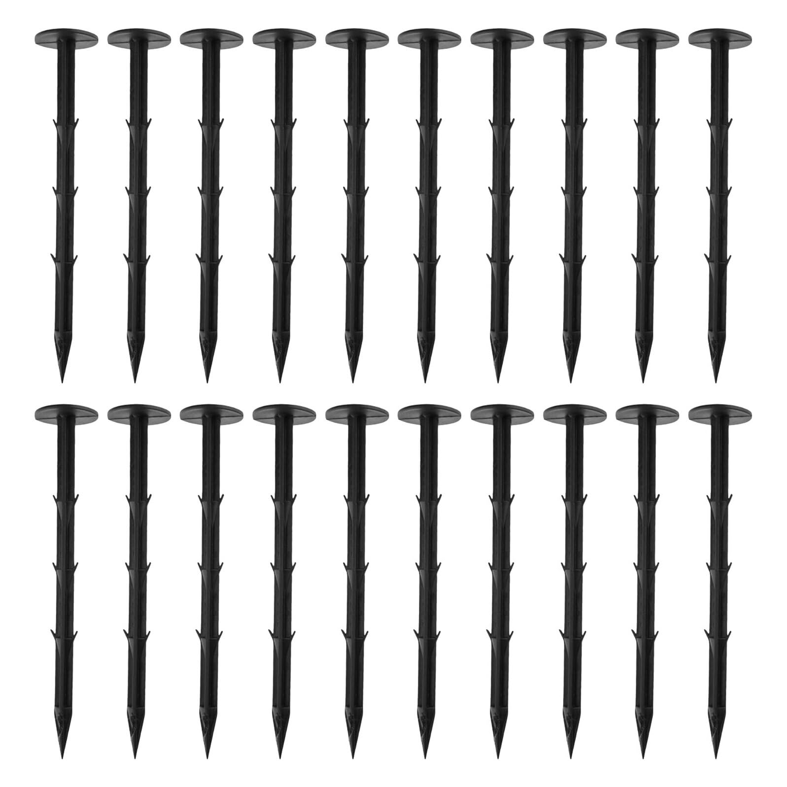 Estacas para carpas de camping que evitan desprendimientos clavos plásticos de 20 cm