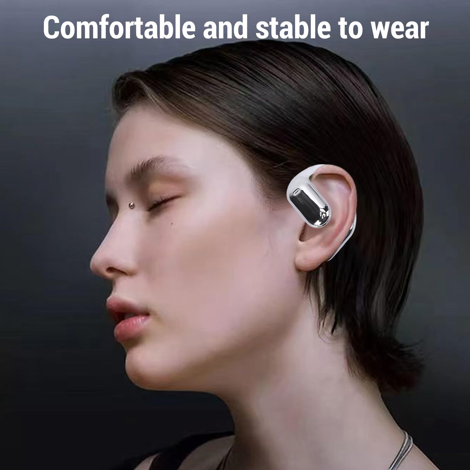 Fabater Auricolari per Traduttore Linguistico 5.4 Traduzione in Tempo Reale per Viaggiatori D'affari con APP e Touchscreen per la Comunicazione Multilingue (SILVER)