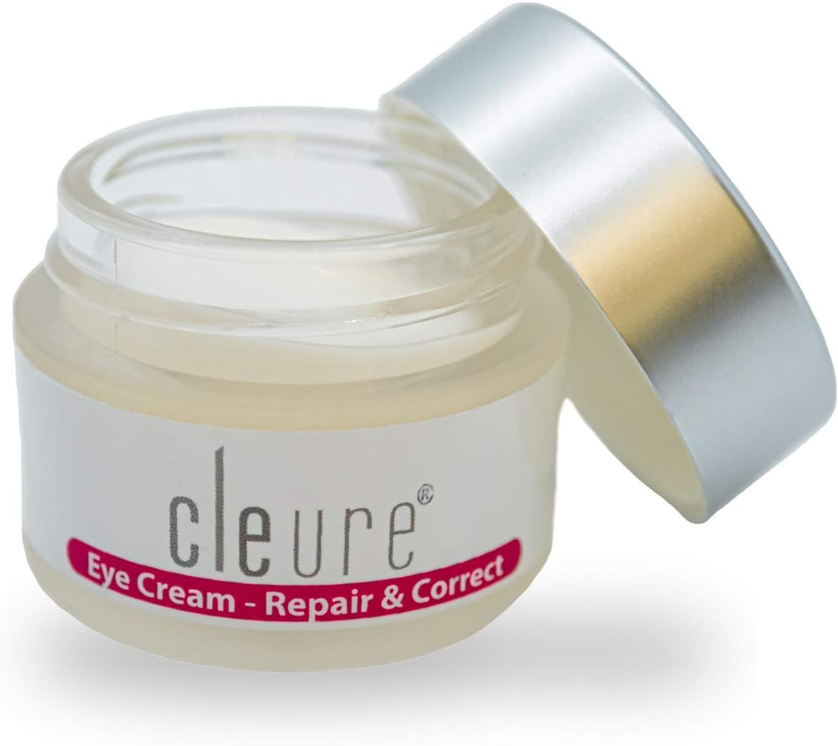 Cleure Hypoallergenic Eye Cream for Sensitive Skin | Formaldehyde - Fragrance - Gluten - Salicylate - Paraben - Phthalate Free | Anti-aging