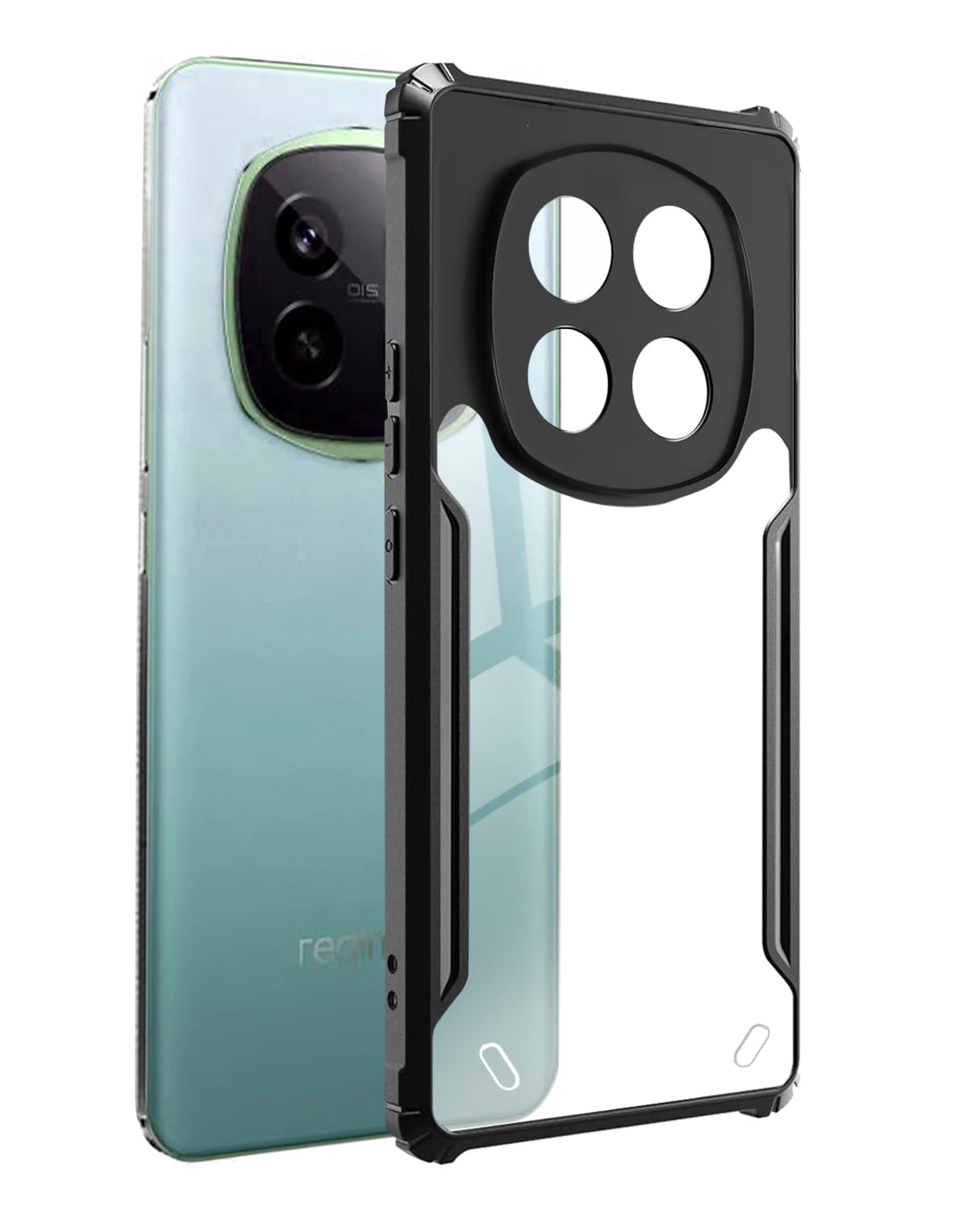 SPAZY CASE® Realme P2 Pro 5G Back Cover | Transparent Crystal Clear Hard PC Back Case with TPU Bumper, Drop Protection Case Cover for Realme P2 Pro 5G (B0DG2WGPVK) Amazon Price History, Amazon Price Tracker