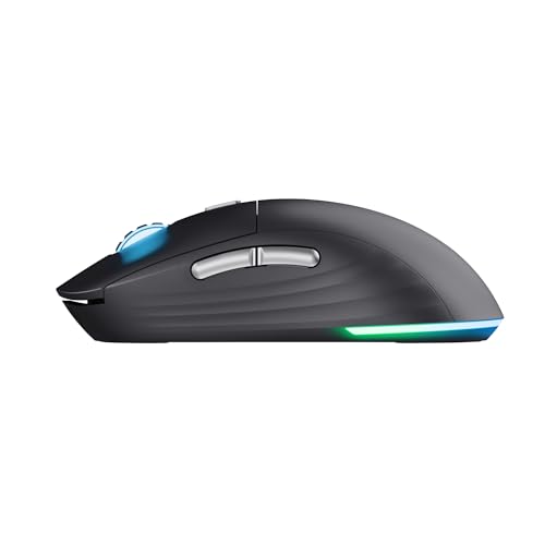 GXT 926 Redex II Mouse Gaming Wireless 2.4GHz 65 Ore di Autonomia, Kailh Switches, 10000 DPI, 6 Pulsanti Programmabili, Mouse Wireless Ricaricabile RGB Laptop Computer – Nero - Mouse gaming - Immagine 10