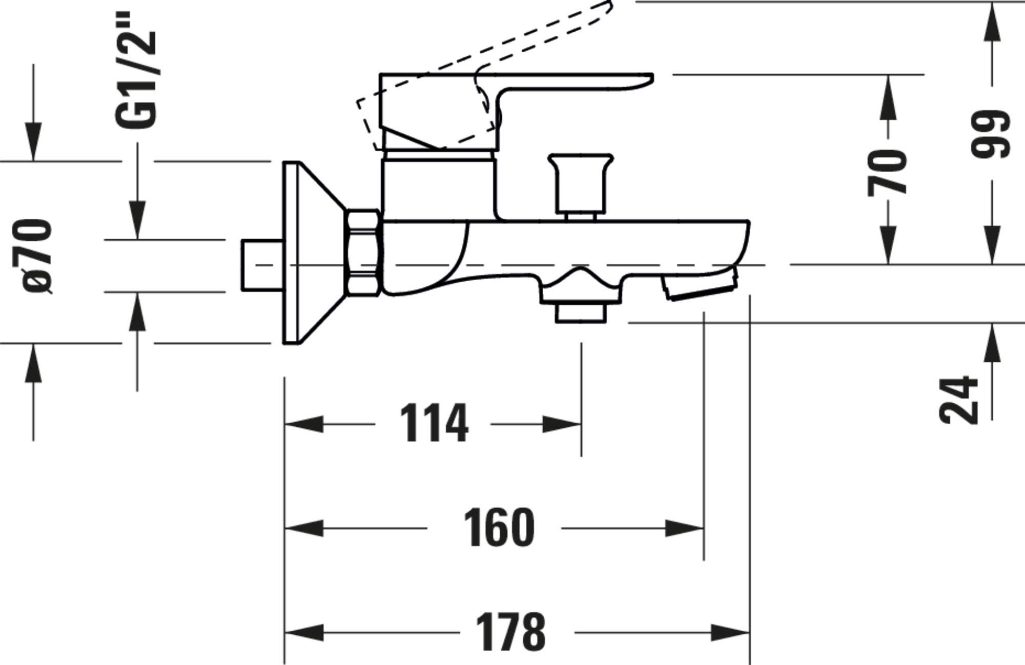 Duravit B.1 Single Lever Basin Mixer M (B11020001) Spare Parts