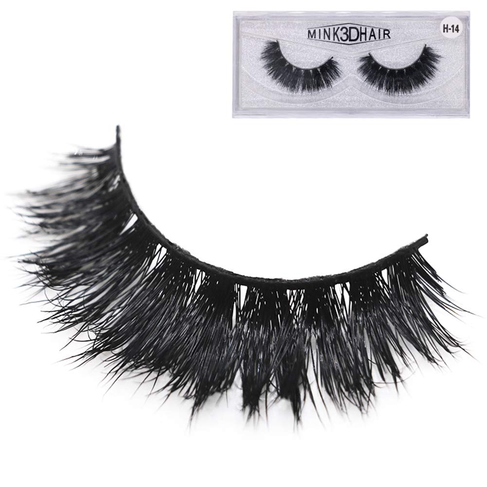 shlutesoy black false eyelashes Reusable 3D Faux Mink Curly Thick Self-adhesive False Eyelashes Lashes Extension 2