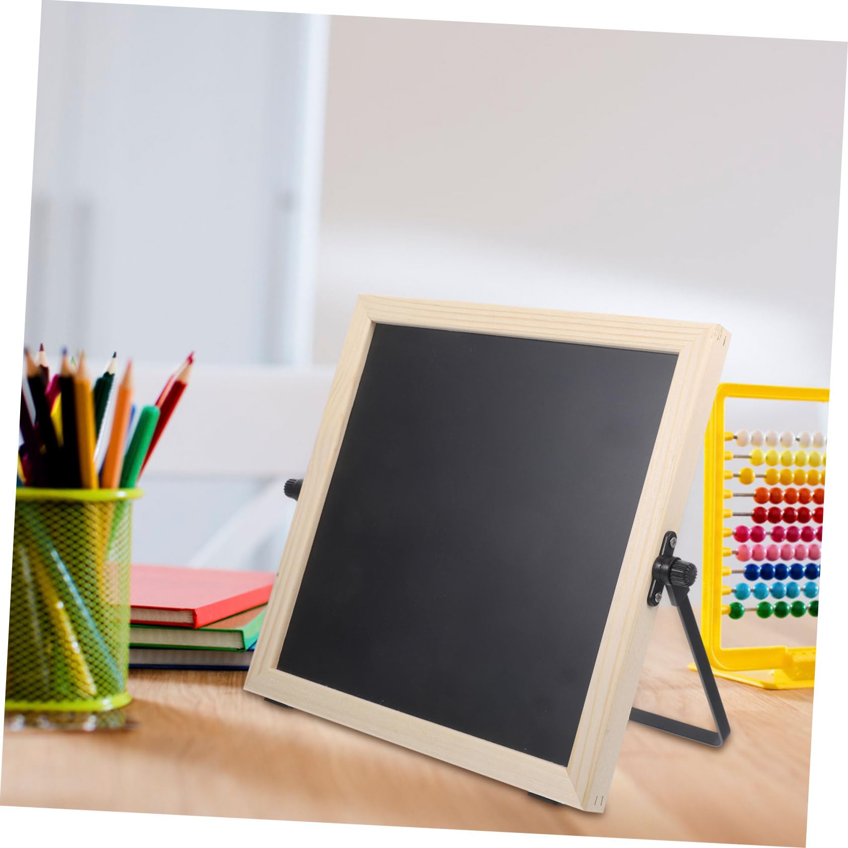 Doppelseitiges Whiteboard Tisch Whiteboard mit Ständer Schwarz