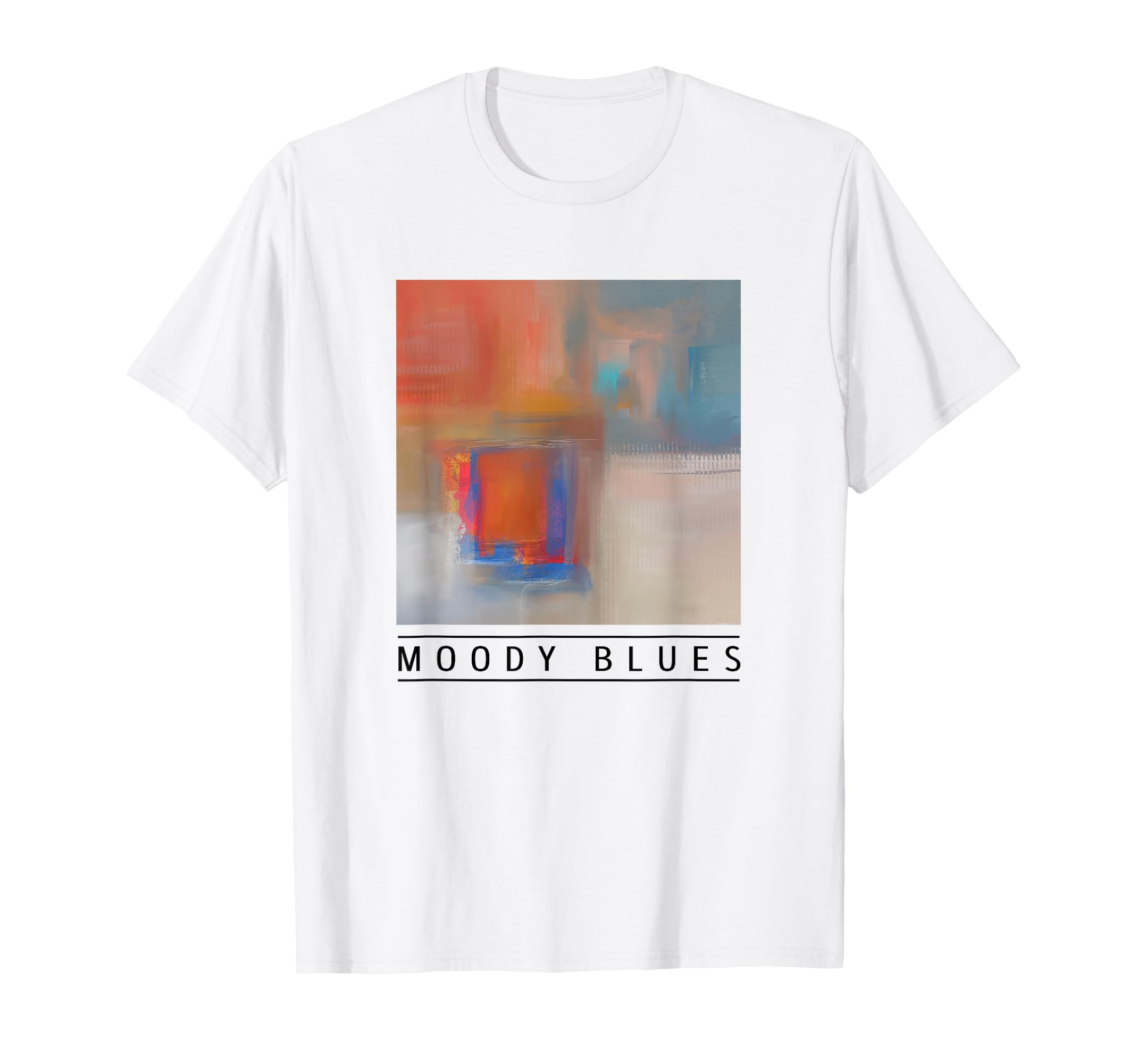 Moody Blues (B) Abstract Art T-Shirt