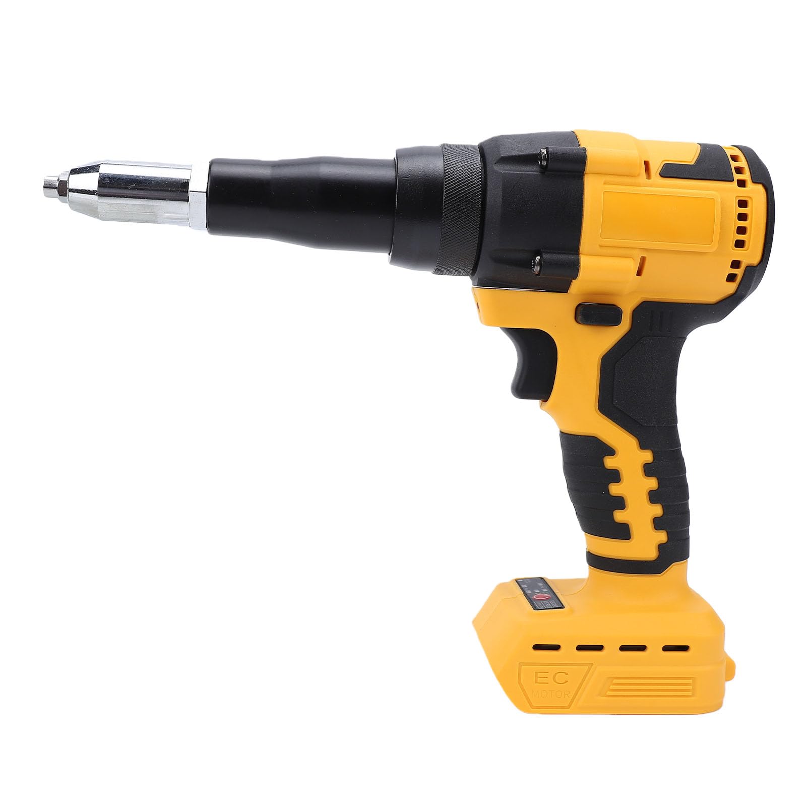 Pistola Remachadora Eléctrica sin Escobillas, Kit de Herramientas de Remachado Inalámbrico Apto para Batería con Luz LED Función de Inversión Automática para Remaches de 1/8 5/32 3/16 Pulgadas