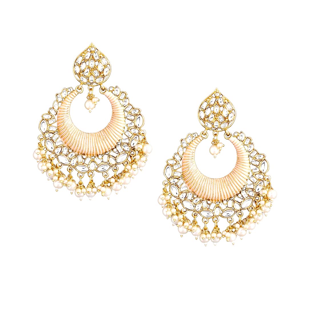 See full amazon price history chart for Yellow Chimes Ethnic Traditional Kundan Studded Pearl moti Peach Chandbali Earrings for Women and Girls, Gold, Peach, Medium (YCTJER-87KUDCHD-PCH) Yellow Chimes Ethnic Traditional Kundan Studded Pearl moti Peach Chandbali Earrings for Women and Girls, Gold, Peach, Medium (YCTJER-87KUDCHD-PCH) (B094BBML9J) Amazon Price History, Amazon Price Tracker