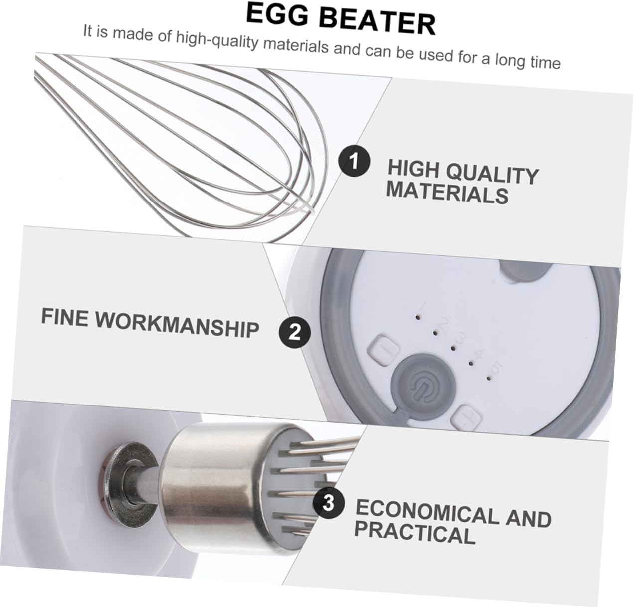 Cordless Egg Mixer Usb Charging Hand Blender Kitchen Appliance Whisk Rechargeable Egg Beater