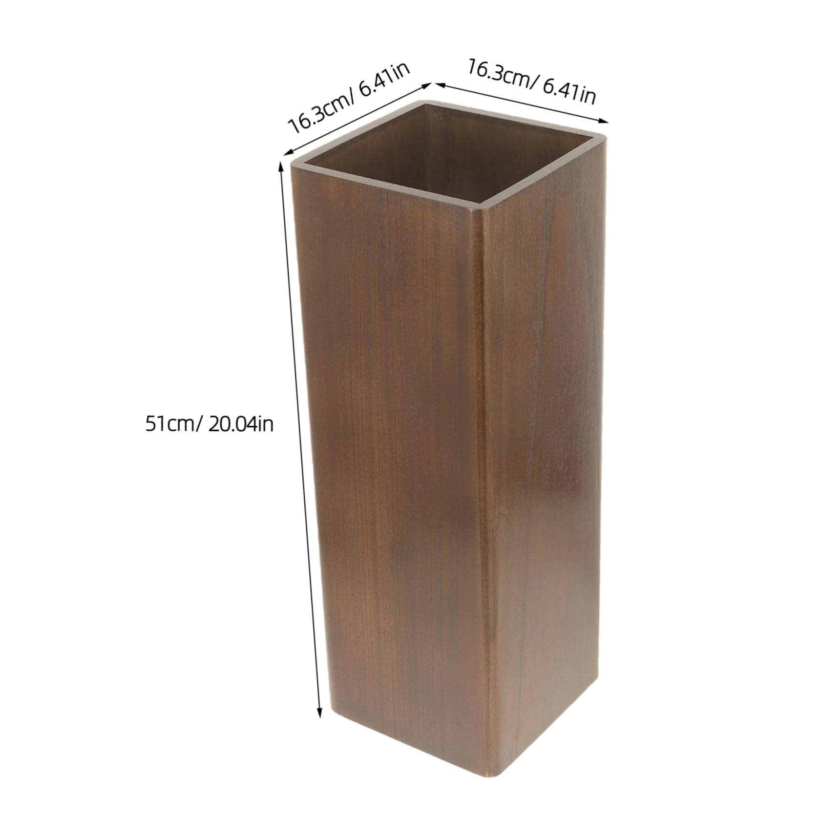 Portaombrelli in Legno per Ombrelli, Capacità Elevata, Design Sobrio, per Ingresso Casa e Lobby Hotel