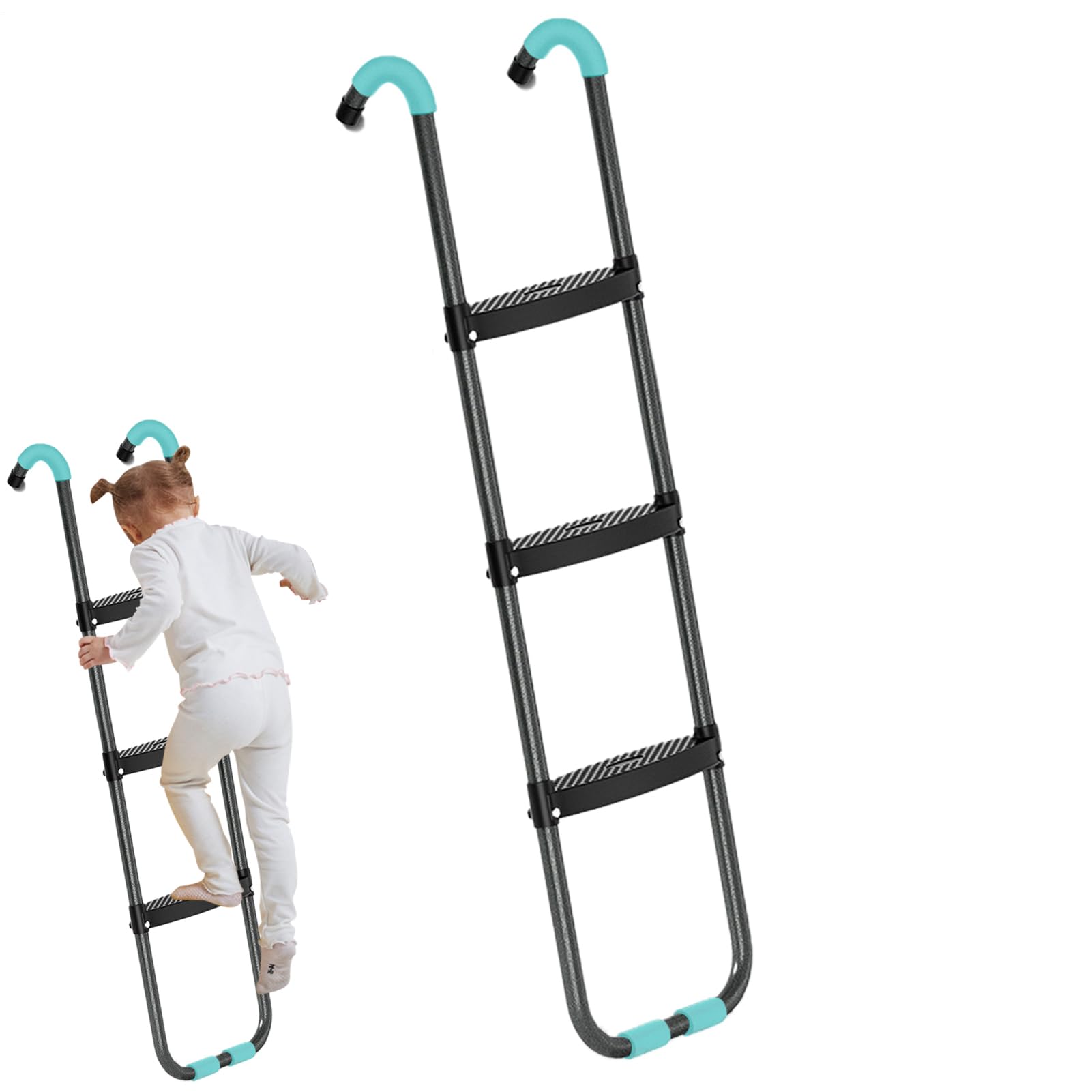 Scalatore per trampolino, scale per trampolino | Scaletta per accessori | per larga a 2 gradini/3 gradini,Parti del Scaletta per per bambini