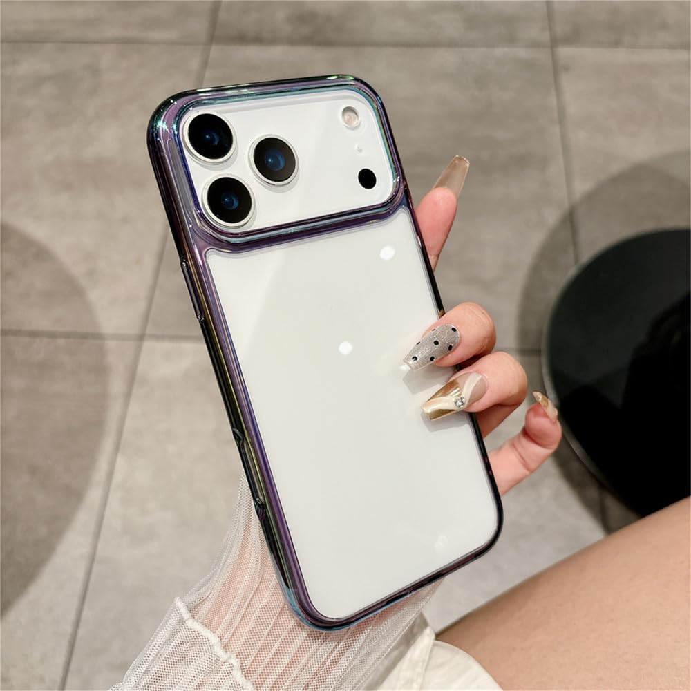 Coque iPhone 17 et 16 antichoc transparente à contour noir éclatant - 7