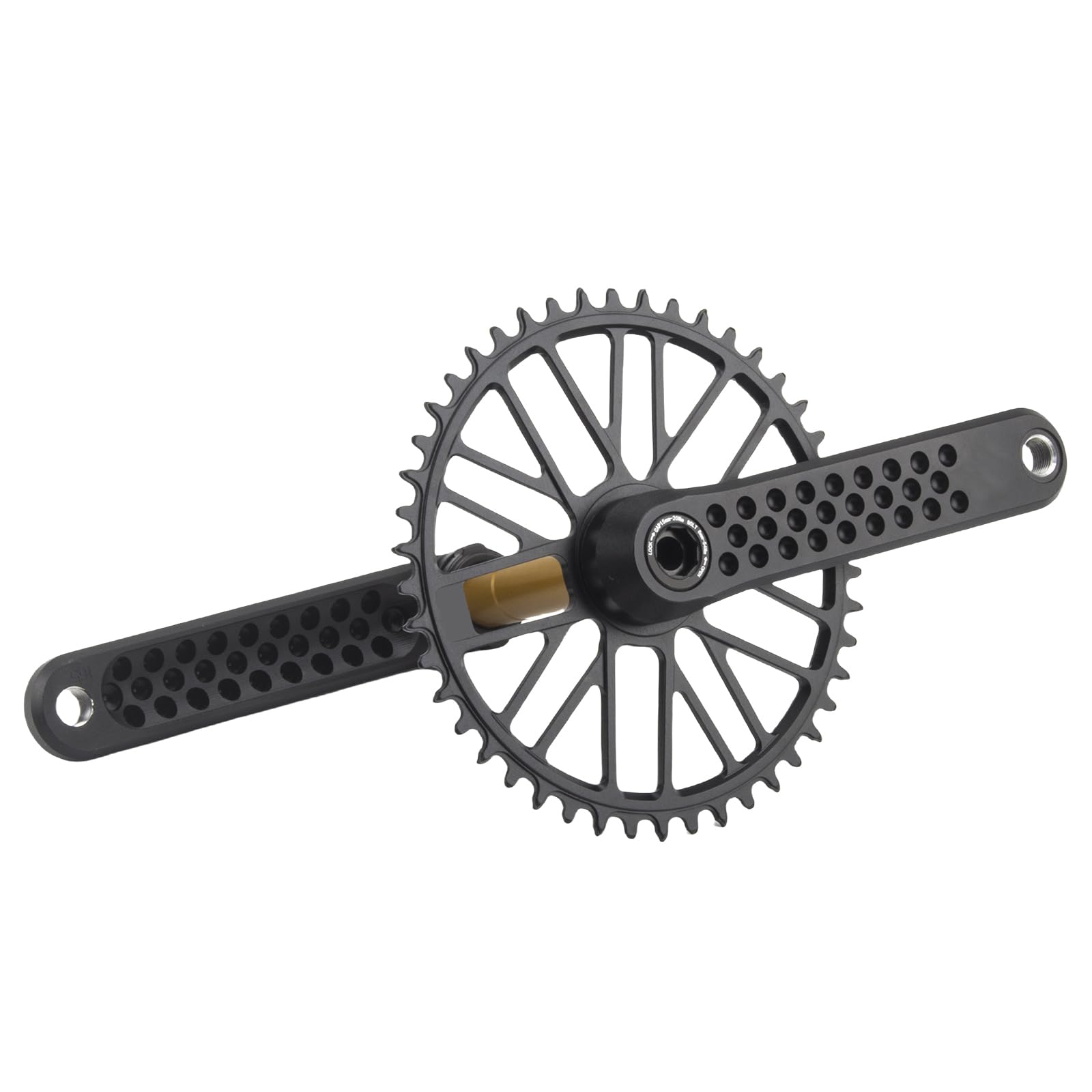 Lega di alluminio Singola Catena Crank Arm Biciclette Pedivella Braccio Per Biciclette Pieghevole Biciclette Mountain Biciclette 170mm Bike Crank Arm