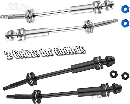 Miniatura 6 de Eje de transmisión de acero inoxidable CVD mejora parte para Ecx 110 2WD Ruckus Axe Brutus Circuit AMP MT AMP DB AMP Crush K&N Torment, ARRCat 2