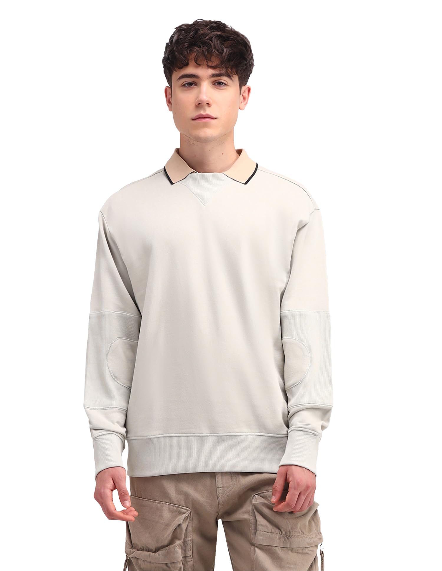 flying machine Men's Regular Fit Sweatshirt| Solid-picture-39