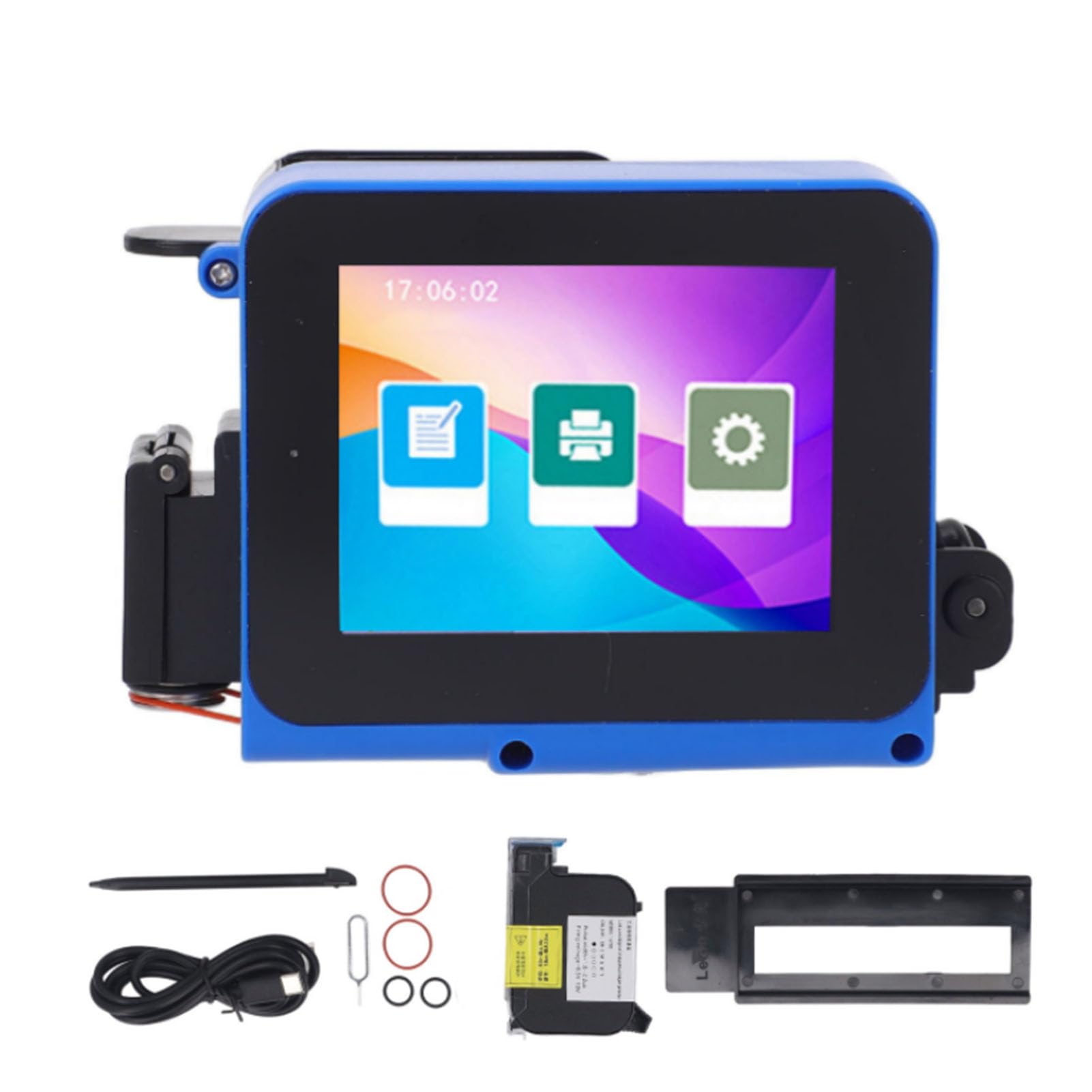 Hyuduo Stampante a Getto D'inchiostro Portatile 12,7 Mm con Touchscreen